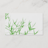 Bamboo Leaves Oriental Zen Visitekaartje (Achterkant)
