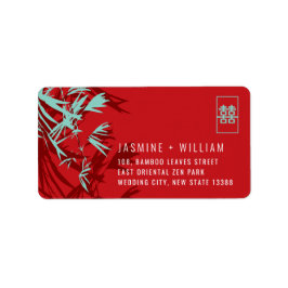 Bamboo Leaves Shuang Xi Chinees huwelijksadres Etiket