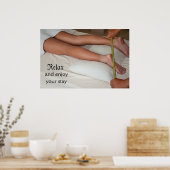Bamboo Massage Poster (Keuken)