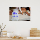 Bamboo Massage Poster (Keuken)