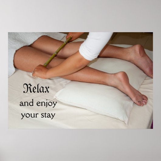 Bamboo Massage Poster (Voorkant)