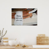 Bamboo Massage Poster (Keuken)