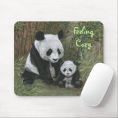 Bamboo Nest Panda Beer mousepad Feeling Cozy Muismat (Met muis)