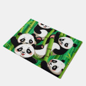 Bamboo Panda Deurmat (Schuin)