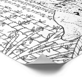 Bamboo Panda Doodle 2 Poster (Hoek)