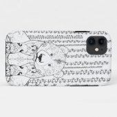 Bamboo Panda Doodle Case-Mate iPhone Case (Achterkant (horizontaal))