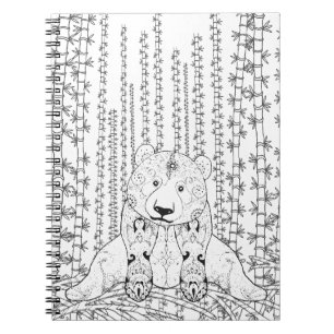 Bamboo Panda Doodle Notitieboek