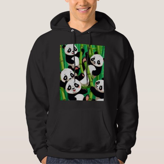 Bamboo Panda Hoodie (Voorkant)