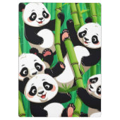 Bamboo Panda Klembord (Achterkant)