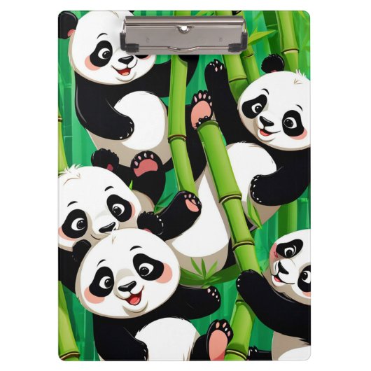 Bamboo Panda Klembord (Voorkant)