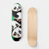 Bamboo Panda Persoonlijk Skateboard (Voorkant)