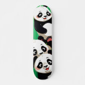 Bamboo Panda Persoonlijk Skateboard (Voorkant)