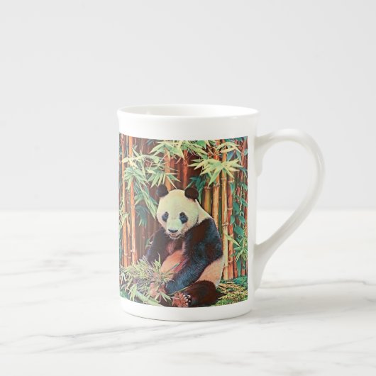Bamboo Panda Porselein Kop (Rechts)