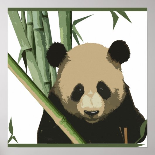 Bamboo Panda Poster (Voorkant)