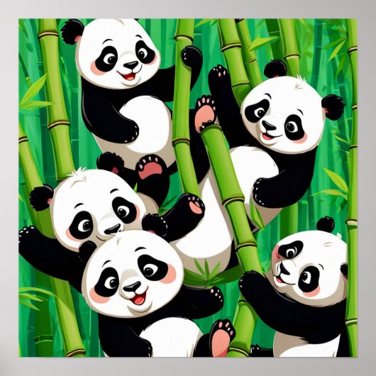 Bamboo Panda Poster (Voorkant)