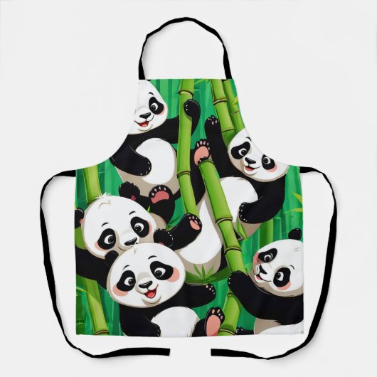 Bamboo Panda Schort (Voorkant)