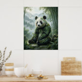 Bamboo Panda Serenity Poster (Keuken)
