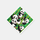 Bamboo Panda Servet (Hoek)