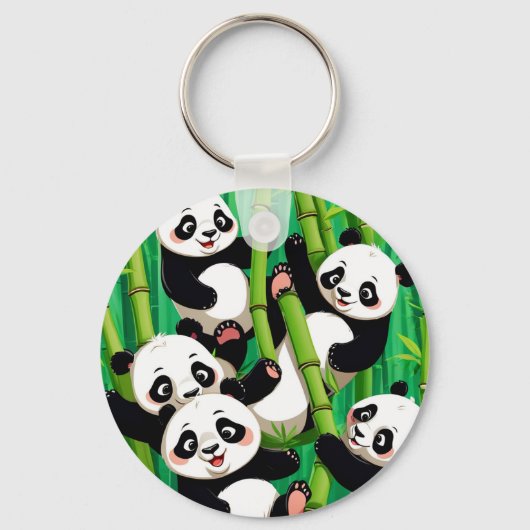 Bamboo Panda Sleutelhanger (Voorkant)