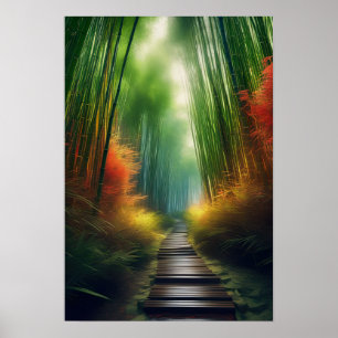 Bamboo Retreat, een reis op de houten pad Poster