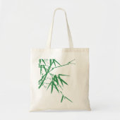 Bamboo screen-printed eco-friendly shopping bags tote bag (Voorkant)