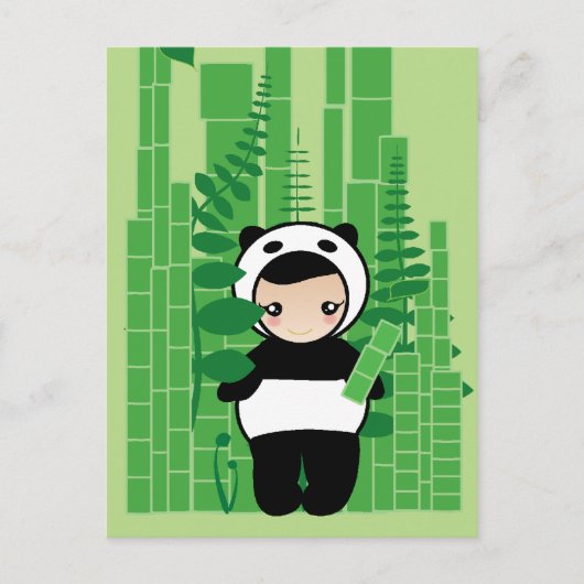 Bamboo Snack Briefkaart (Voorkant)