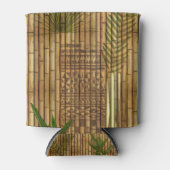 Bamboo Tapa Cloth Blikjeskoeler (Voorkant)