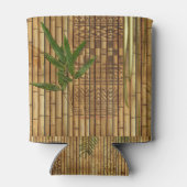 Bamboo Tapa Cloth Blikjeskoeler (Achterkant)