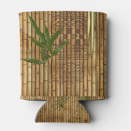 Bamboo Tapa Cloth Blikjeskoeler (Achterkant)