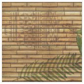 Bamboo Tapa Cloth Stof (Close Up)