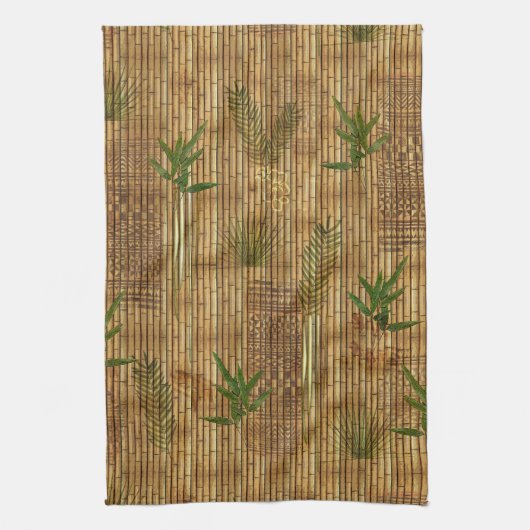 Bamboo Tapa Cloth Theedoek (Verticaal)
