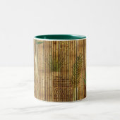 Bamboo Tapa Cloth Tweekleurige Koffiemok (Center)