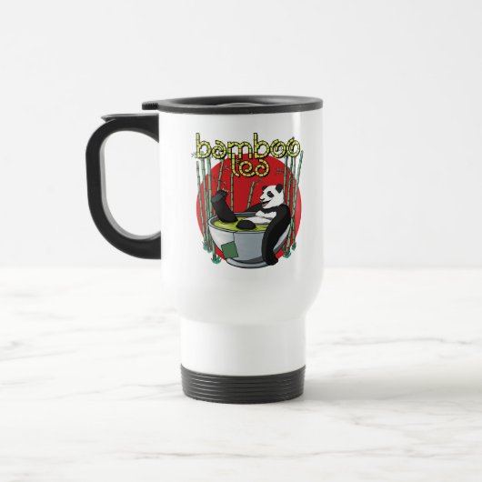 Bamboo Tea Drinker Panda Reisbeker (Links)
