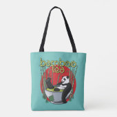 Bamboo Tea Drinker Panda Tote Bag (Achterkant)
