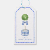 Bamboo Topiary Garden | Chinoiserie Cadeaulabel (Voorkant)