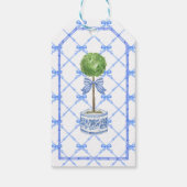 Bamboo Topiary Garden | Chinoiserie Cadeaulabel (Achterkant)