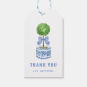 Bamboo Topiary Garden | Chinoiserie Hartelijk dank Cadeaulabel (Voorkant)