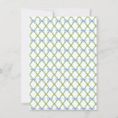 Bamboo Topiary Garden | Chinoiserie Note Kaart Notitiekaartje (Achterkant)