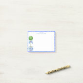 Bamboo Topiary Garden | Chinoiserie Post-it® Notes (Op bureau)