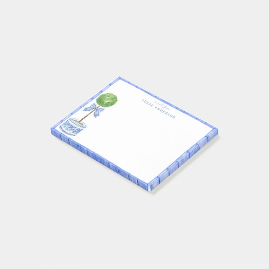 Bamboo Topiary Garden | Chinoiserie Post-it® Notes (Schuin)