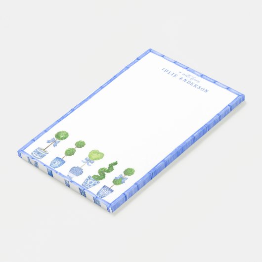 Bamboo Topiary Garden | Chinoiserie Post-it Notes (Schuin)