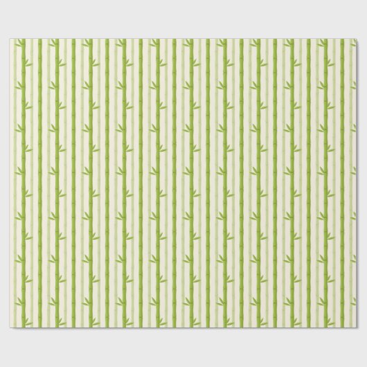 BAMBOO TREE CLEAR PATTERN DESIGN CADEAUPAPIER (Vlak)