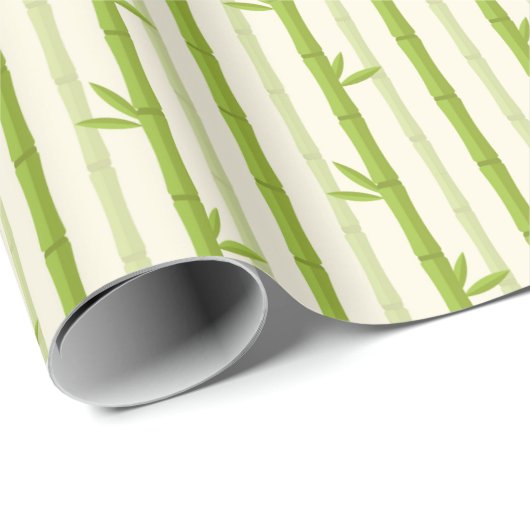 BAMBOO TREE CLEAR PATTERN DESIGN CADEAUPAPIER (Rol Hoek)
