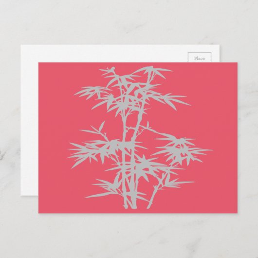 Bamboo Zen Japans design Briefkaart (Voorkant / Achterkant)