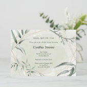 Bamboo Zen Uitnodiging (Staand voorkant)