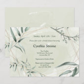 Bamboo Zen Uitnodiging (Voorkant / Achterkant)