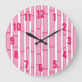 Bambooey Bamboestreep in Roze Grote Klok