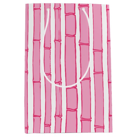 Bambooey Bamboestreep in Roze Medium Cadeauzakje (Voorkant)