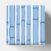 Bambooey Bamboo Stripe in Blue Porcelain Bedankdoosjes (Bovenkant)