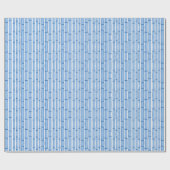 Bambooey Bamboo Stripe in Blue Porcelain Cadeaupapier (Vlak)